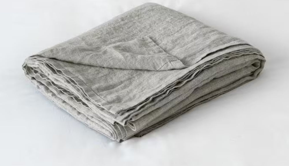 Stonewashed Organic Linen Sheet Set