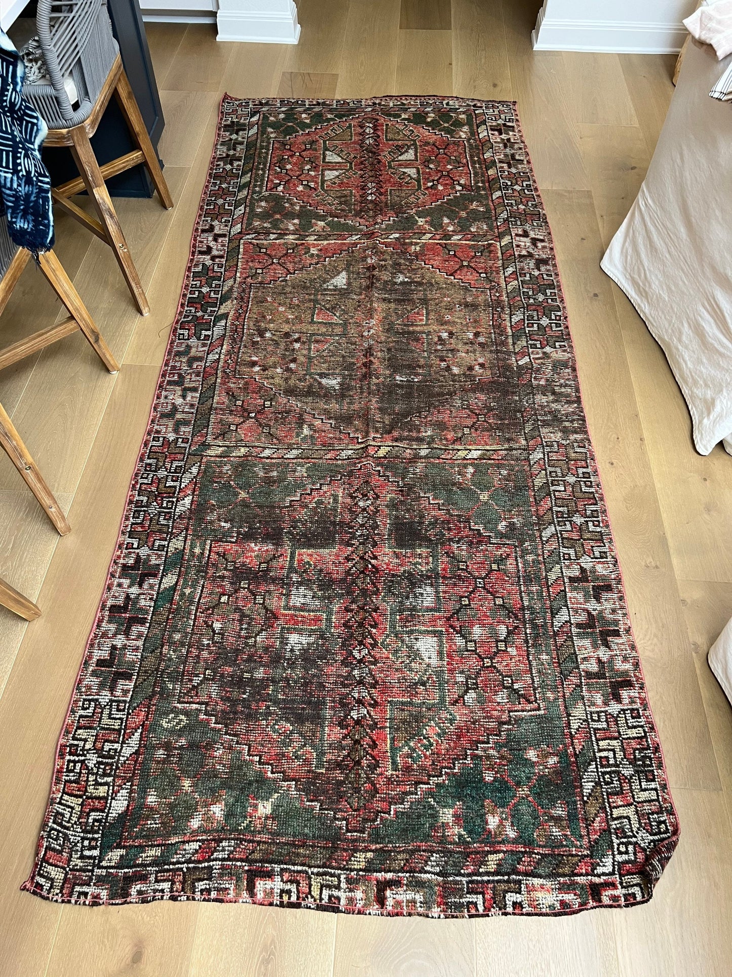 Vintage Turkish Kilim Runner Rug